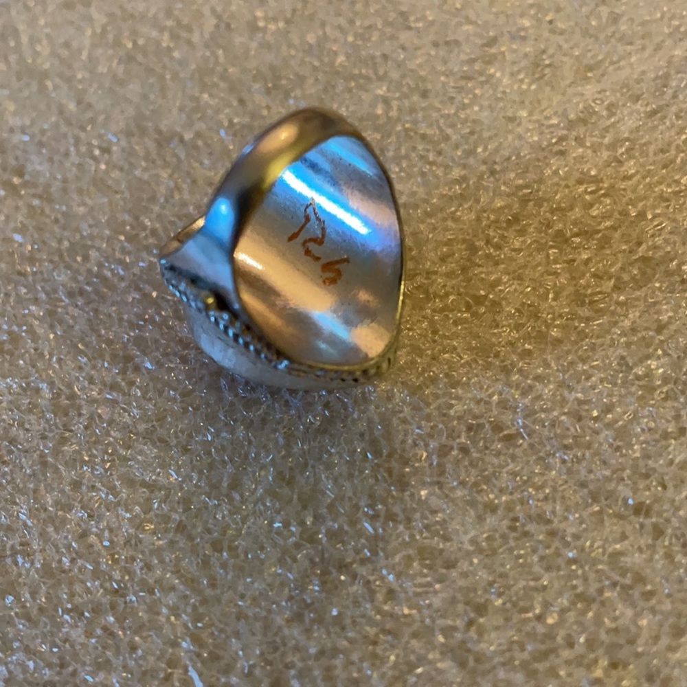 Silver Over Copper Carnelian Ring - image 3